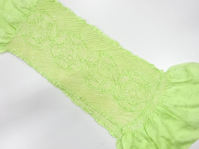 JAPANESE KIMONO / OBIAGE / SILK / SHIBORI